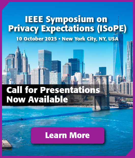 IEEE Symposium on Privacy Expectations, 10 October 2025 in New York City, NY, USA